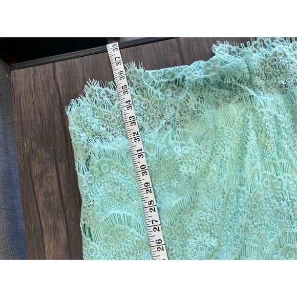 Intimately Free People Daydream Lace Open Back Bodycon Dress Mint Green Medium - Picture 12 of 13